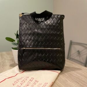 CLARE V. BLACK DIAMONDS REMI BACKPACK